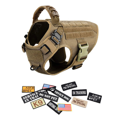 Tactical Dog Harness Set