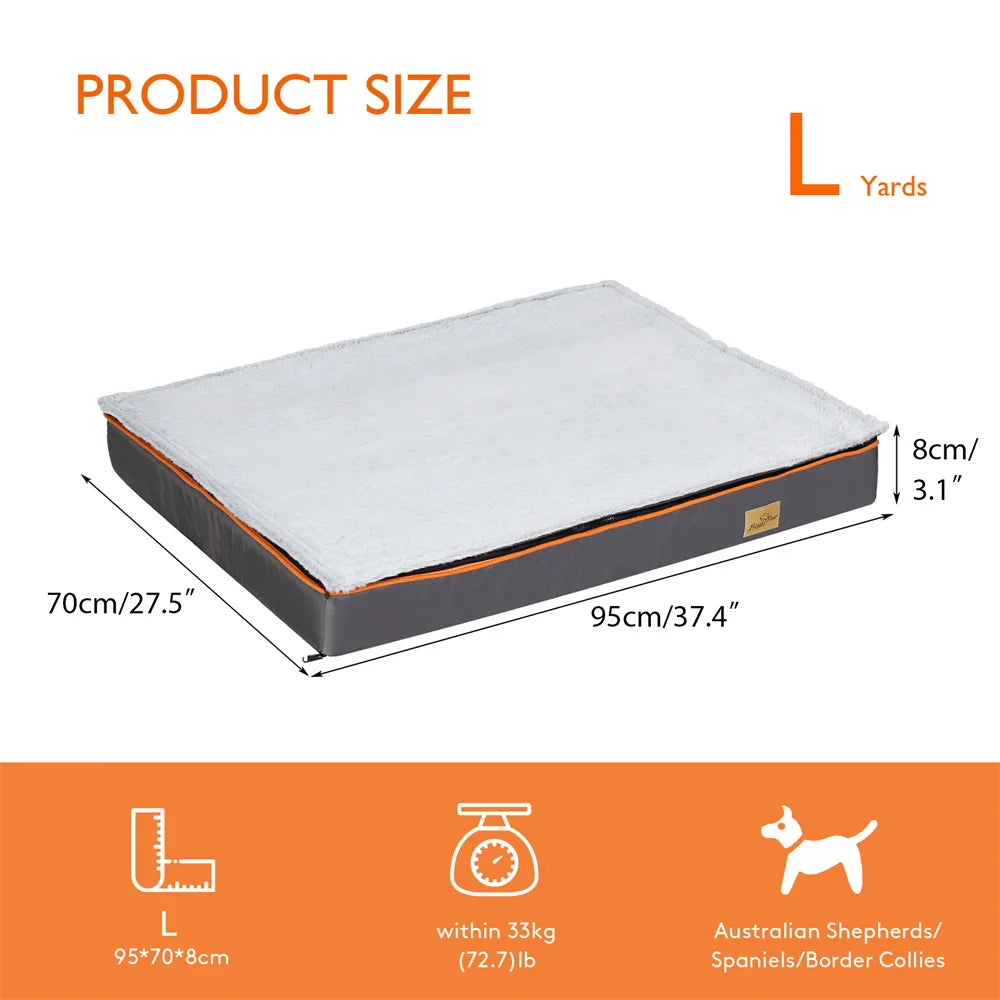 Orthopedic Memory Foam Dog Bed
