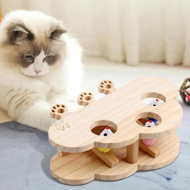 Whack-a-Mole Cat Toy